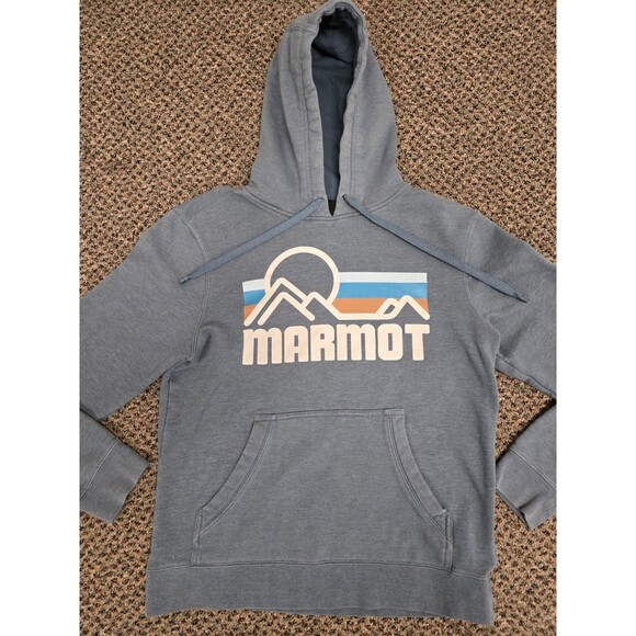 Marmot Mountain Works Coastal Hoodie – Blue – Men’s Small - Picture 2 of 12